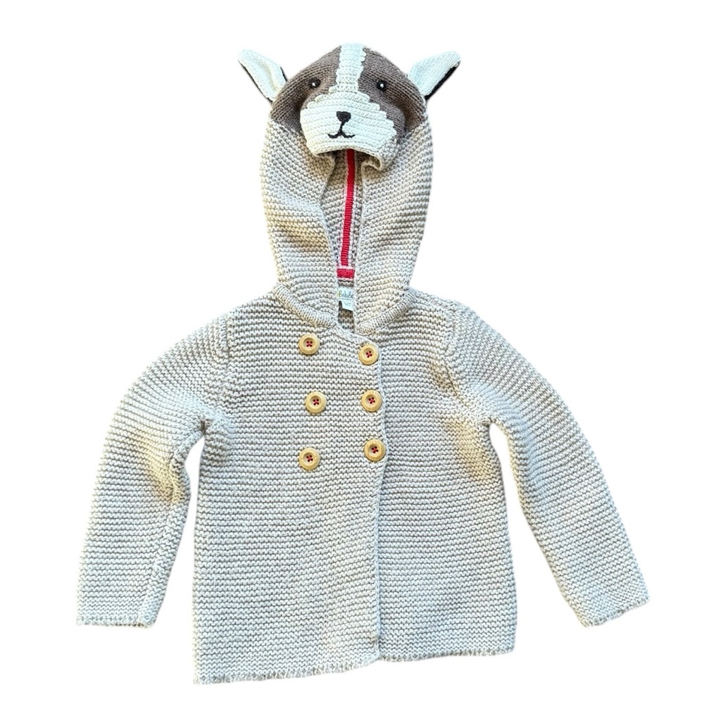 Baby Boden Hooded Cardigan Button Dog Ears
Size: 12-18M